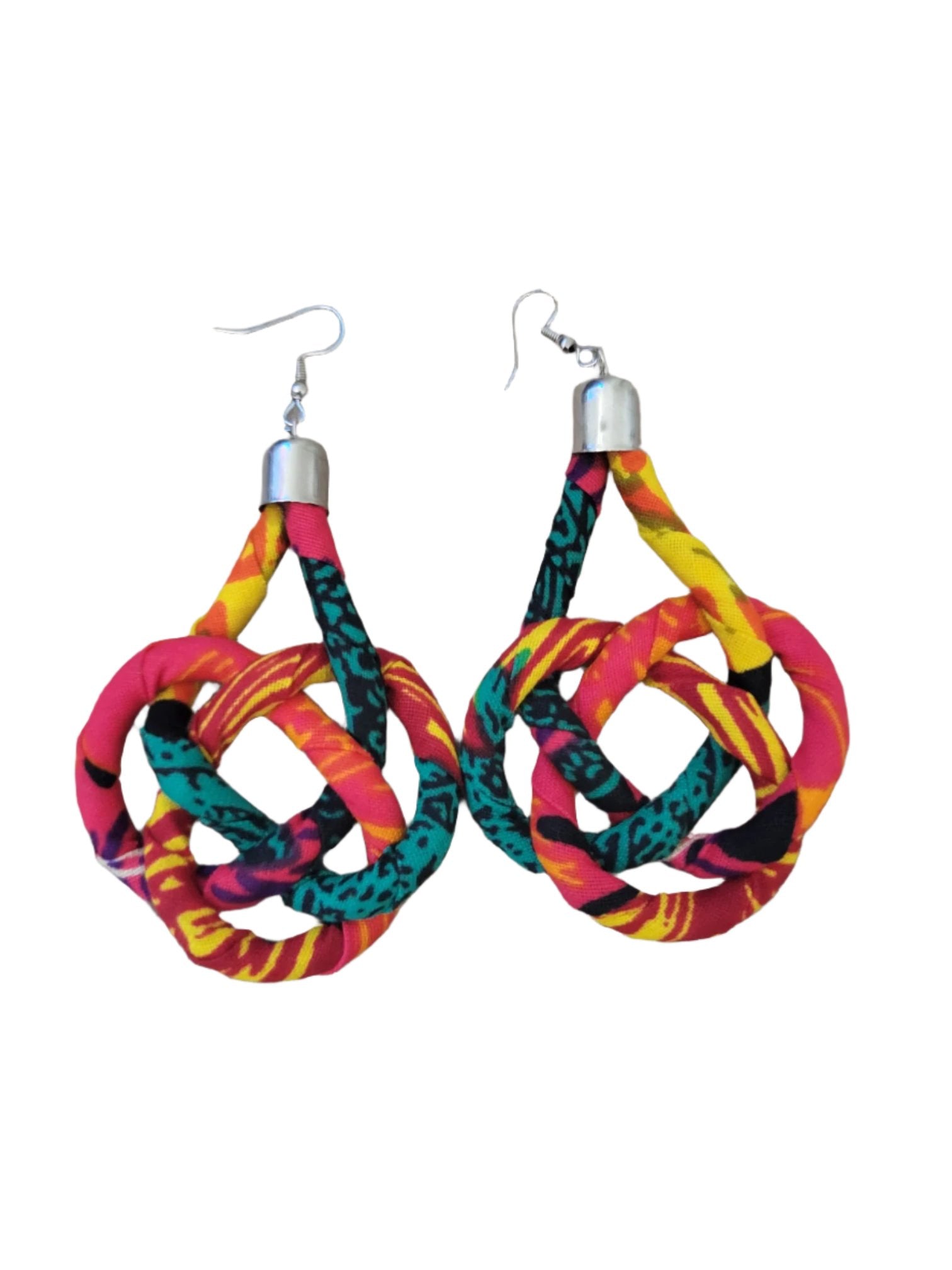 Ankara Fabric Earrings