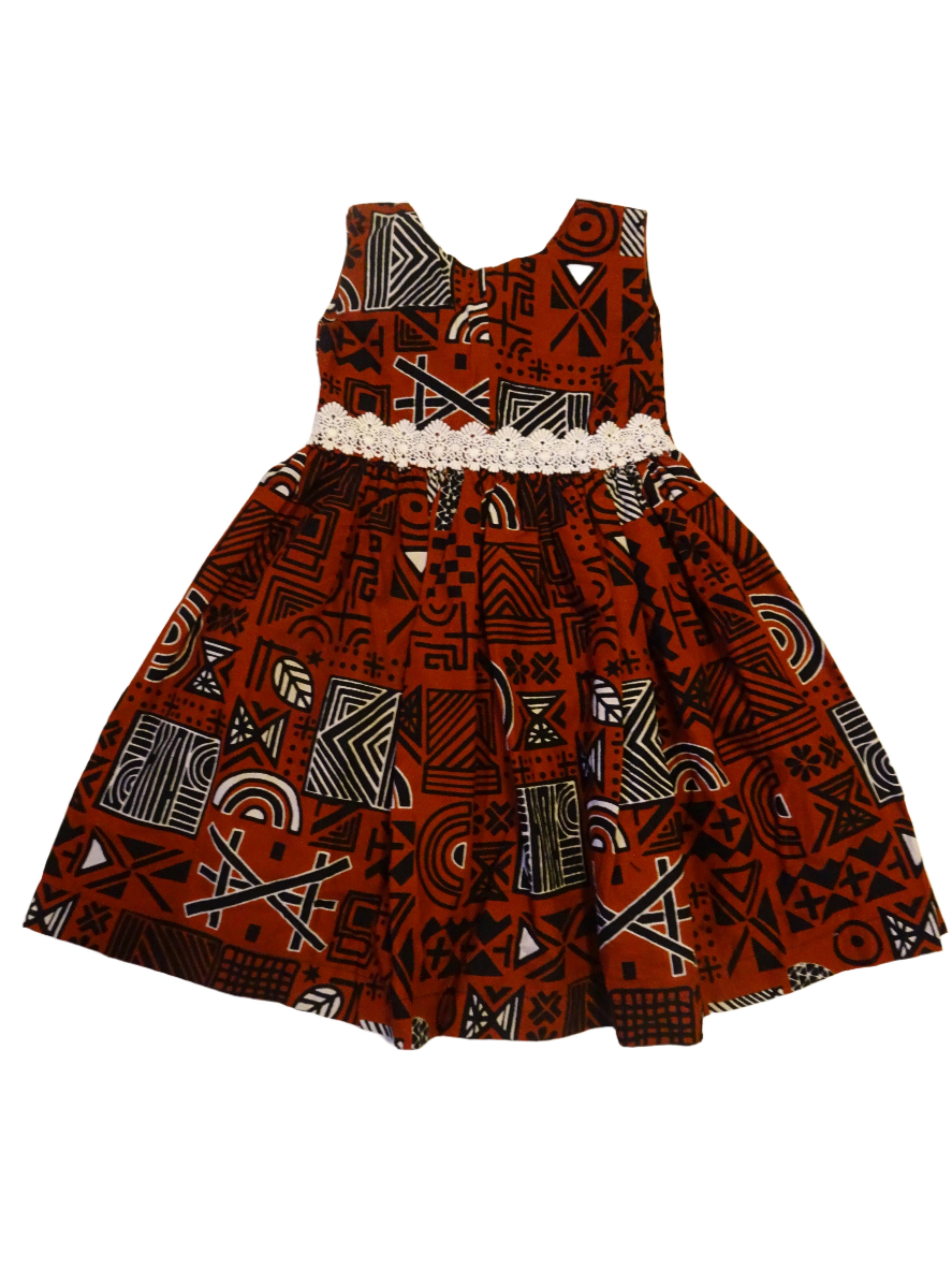 Kembi Brown Shortsleeve Dress