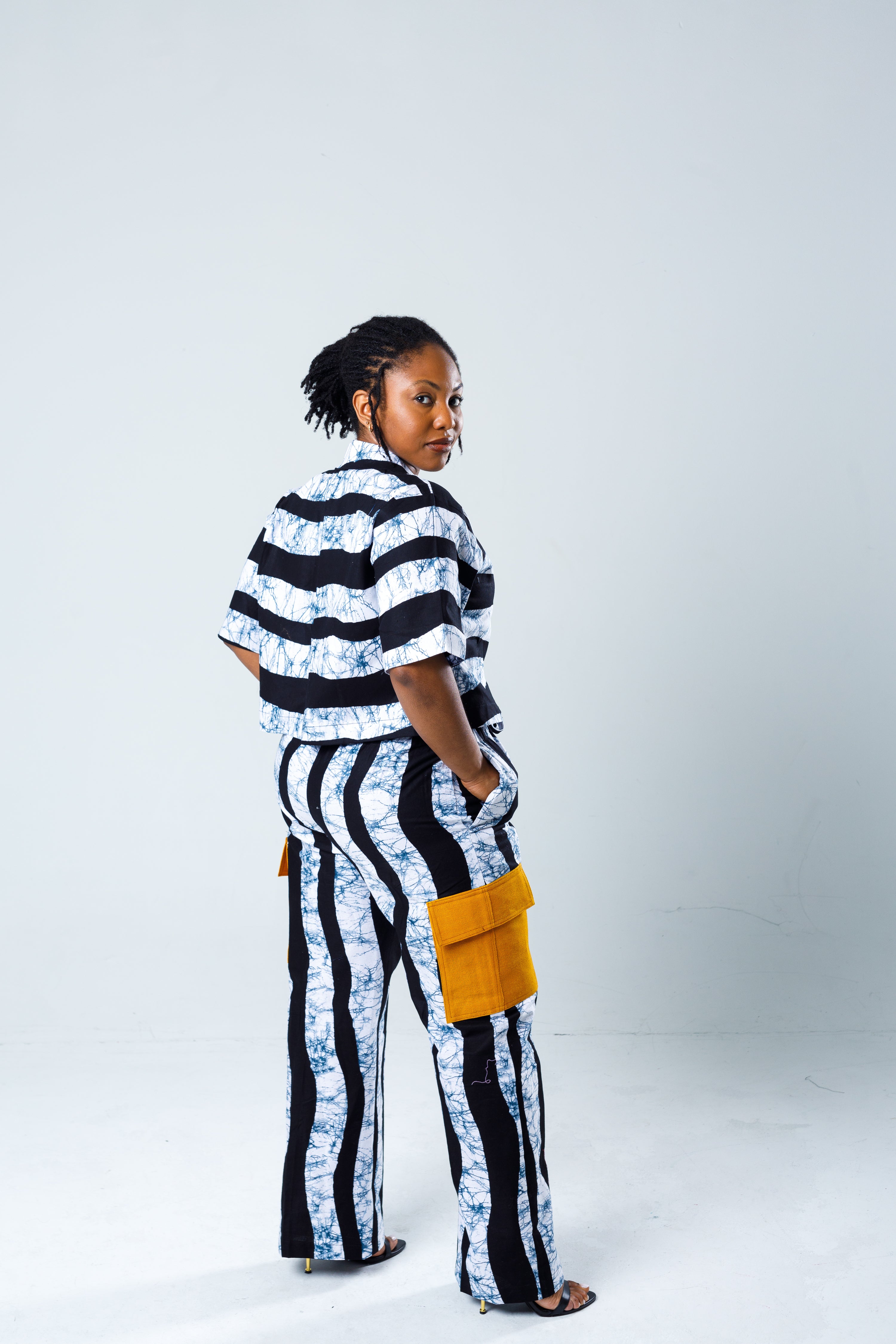 Abstract Stripe and Mable Two Piece Set