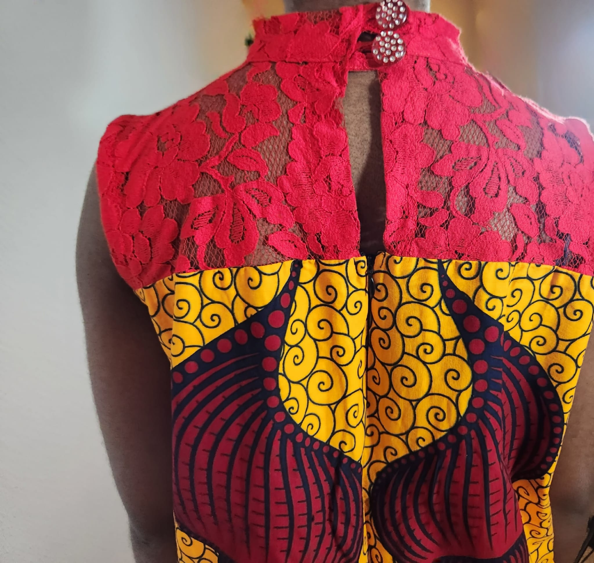 Red Short Sleeve Dress