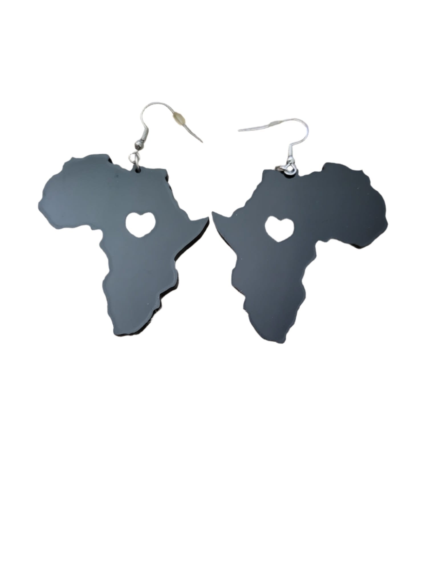 African Shaped Earrings