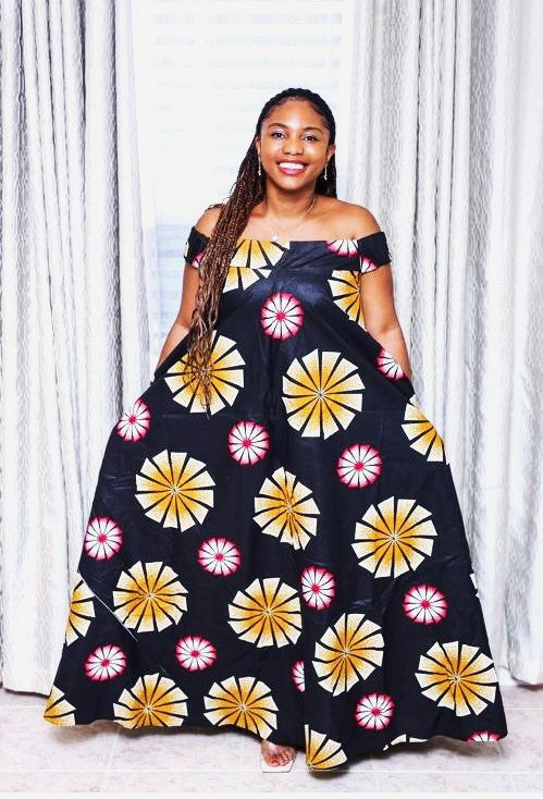 ZaiZai Off Shoulder Gown