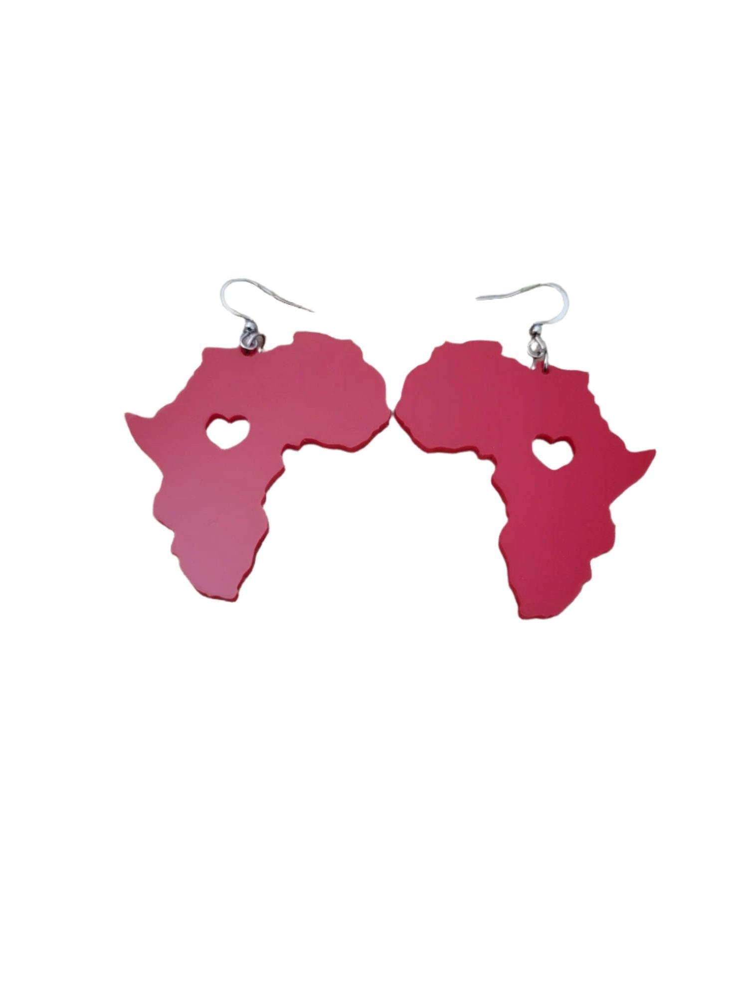 African Shaped Earrings