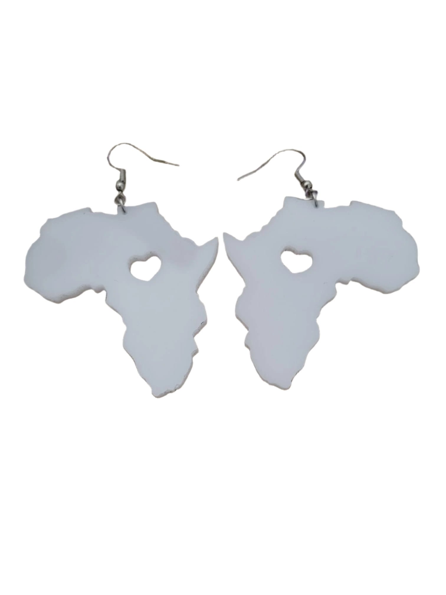 African Shaped Earrings
