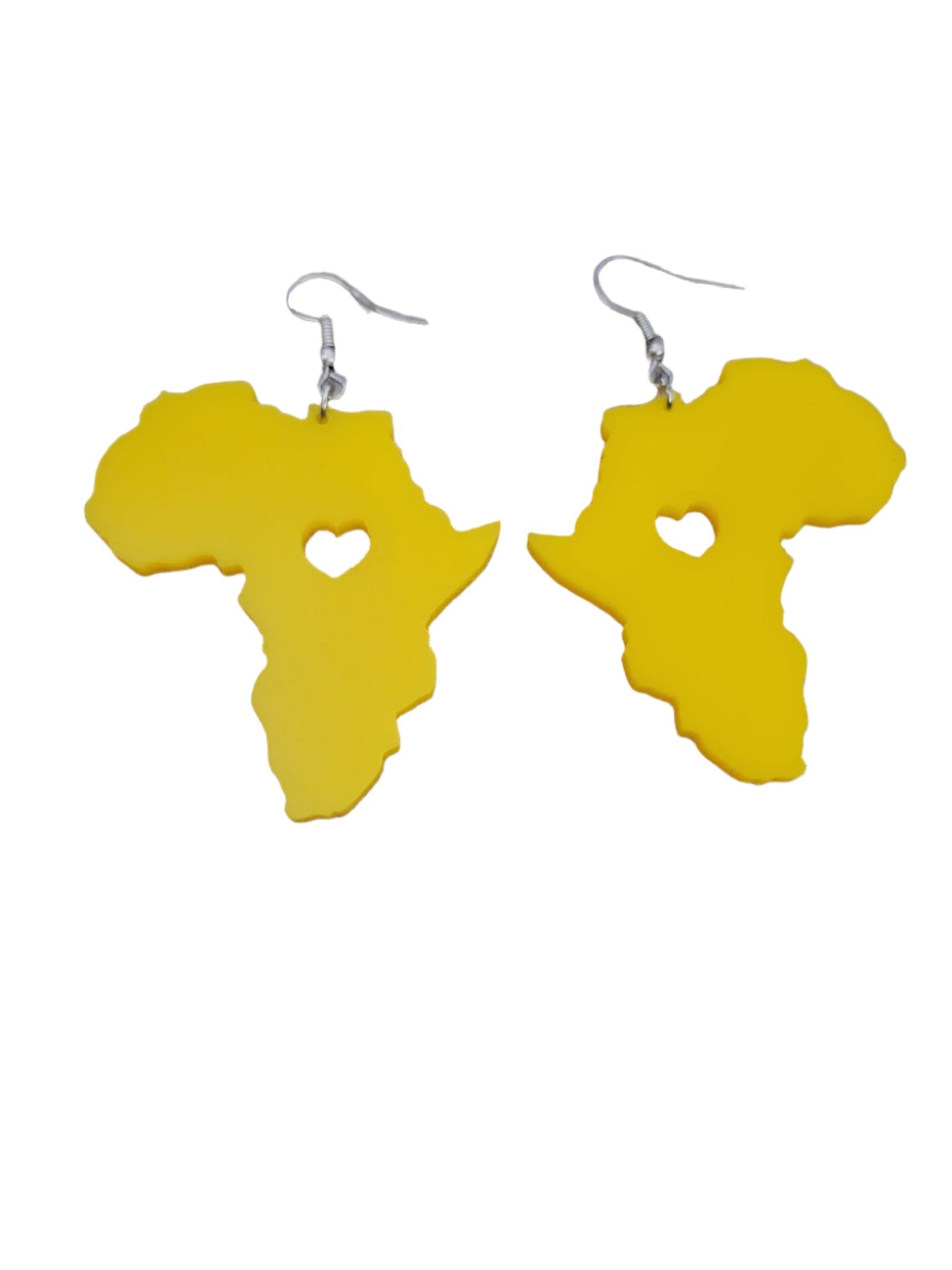 African Shaped Earrings
