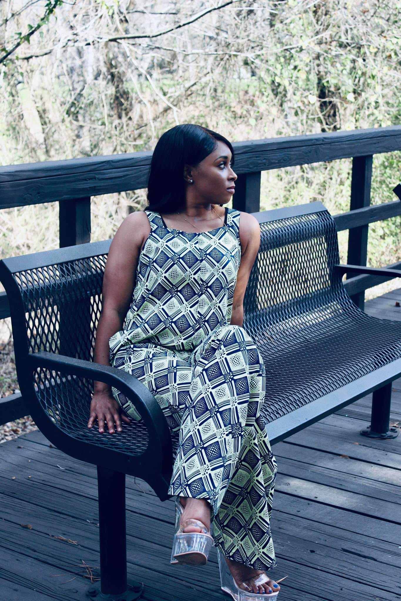 Kaima Sleeveless Green Jumpsuit