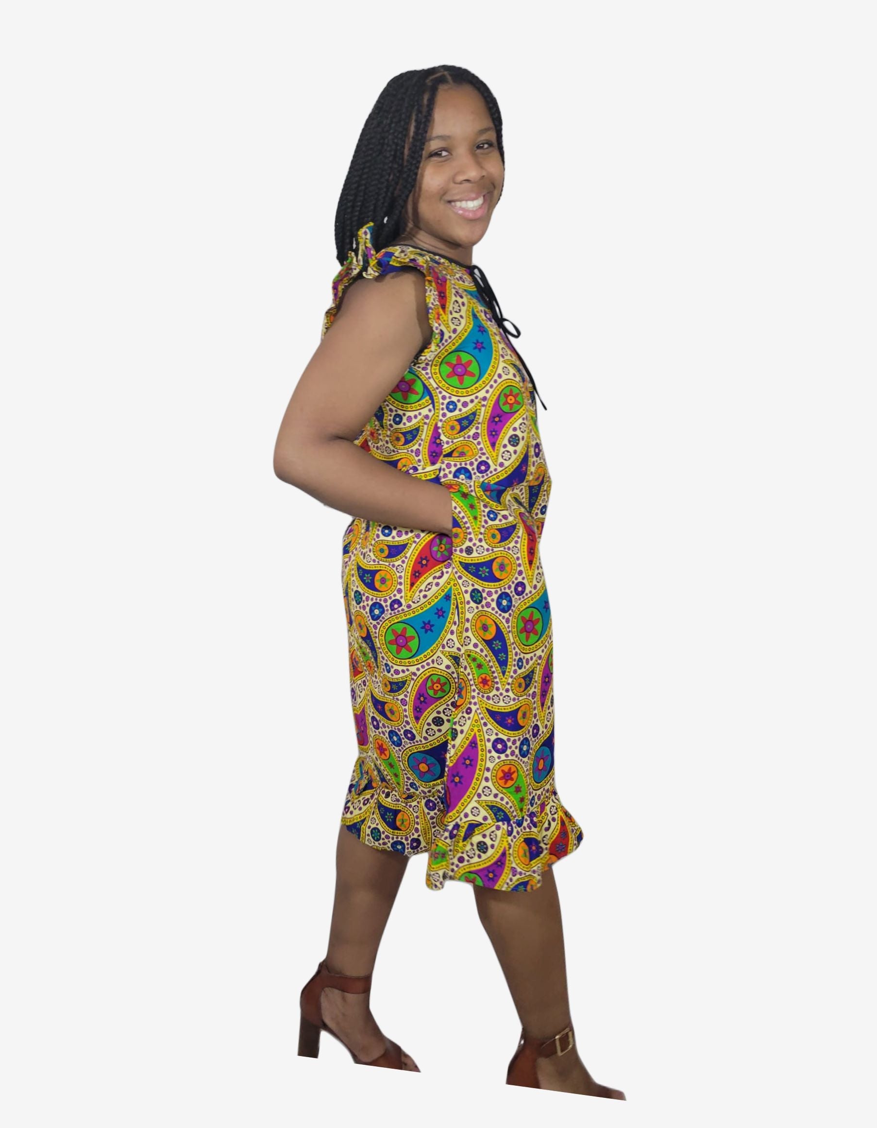 Kaosi Flare Dress