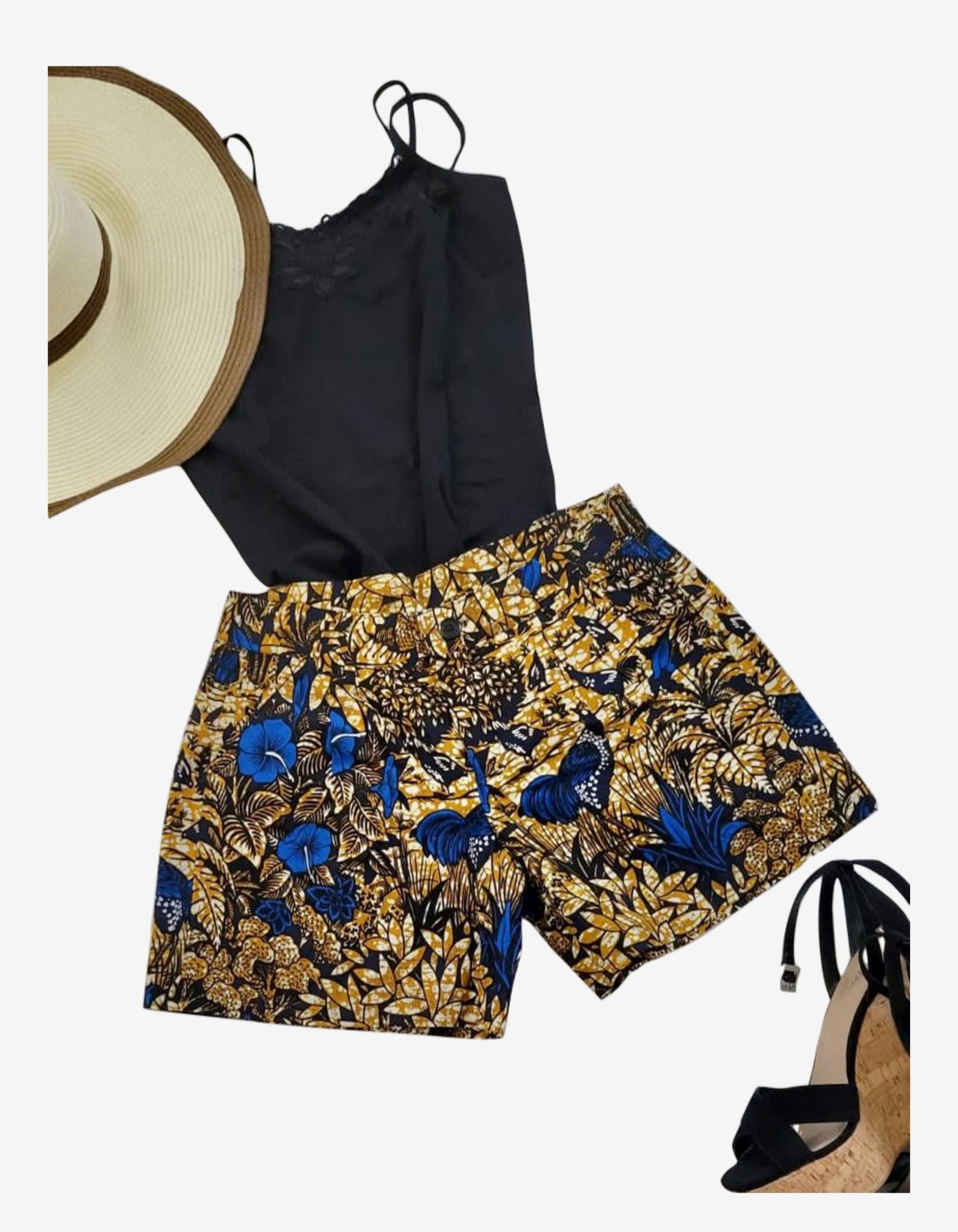 Juniors Ankara Shorts