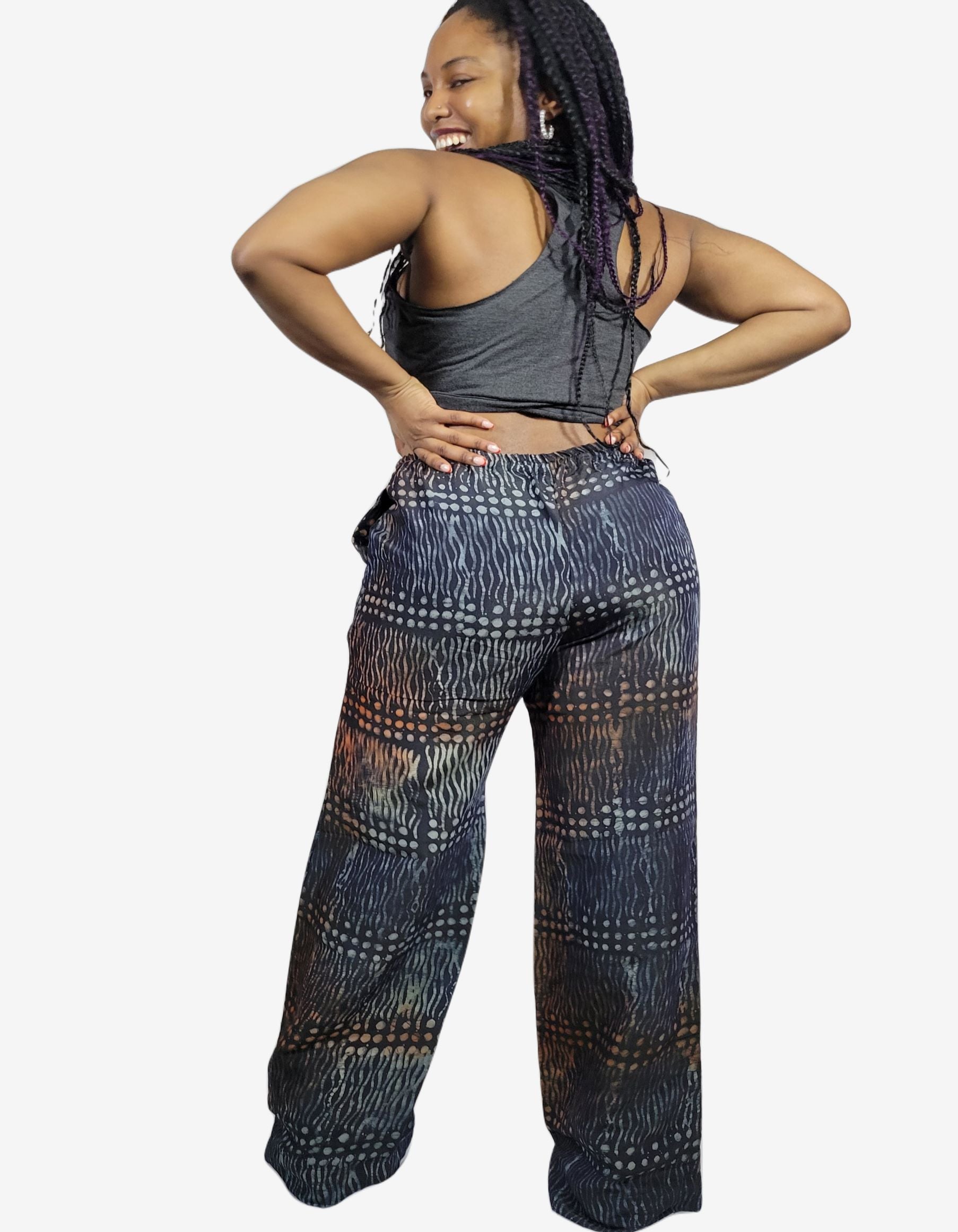 Batik Silk Palazzo Set