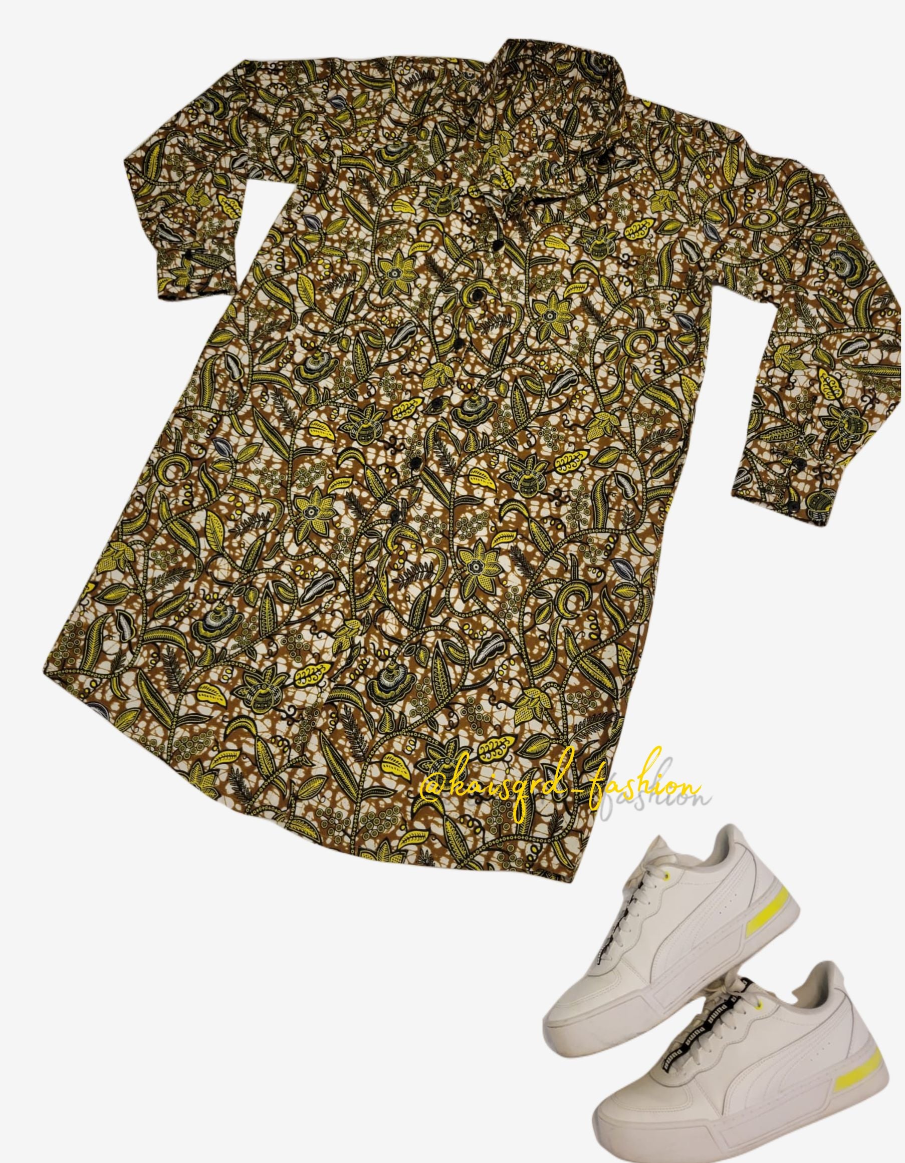 Kamdi Longsleeve Shirt Dress