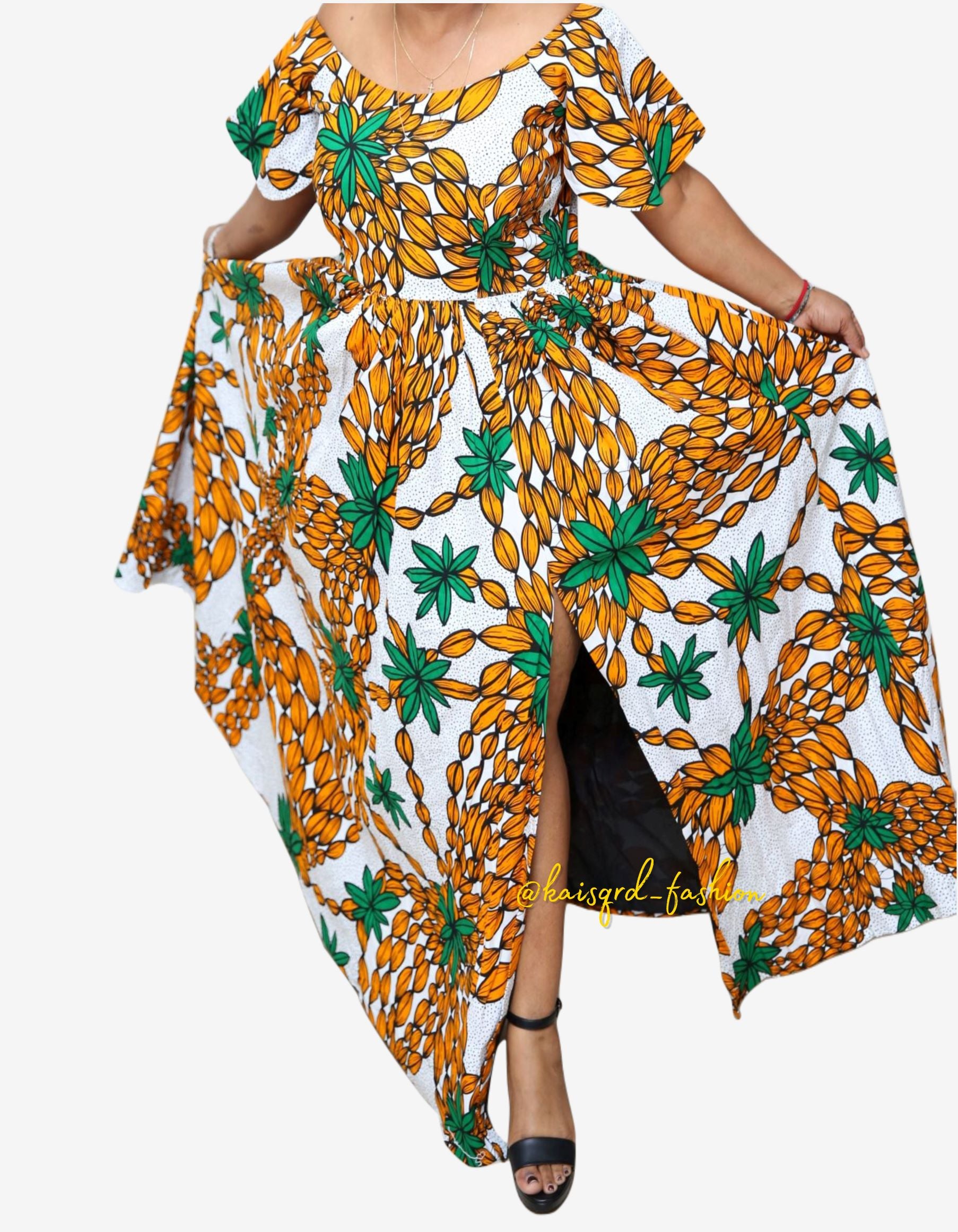 Off Shoulder Maxi Gown