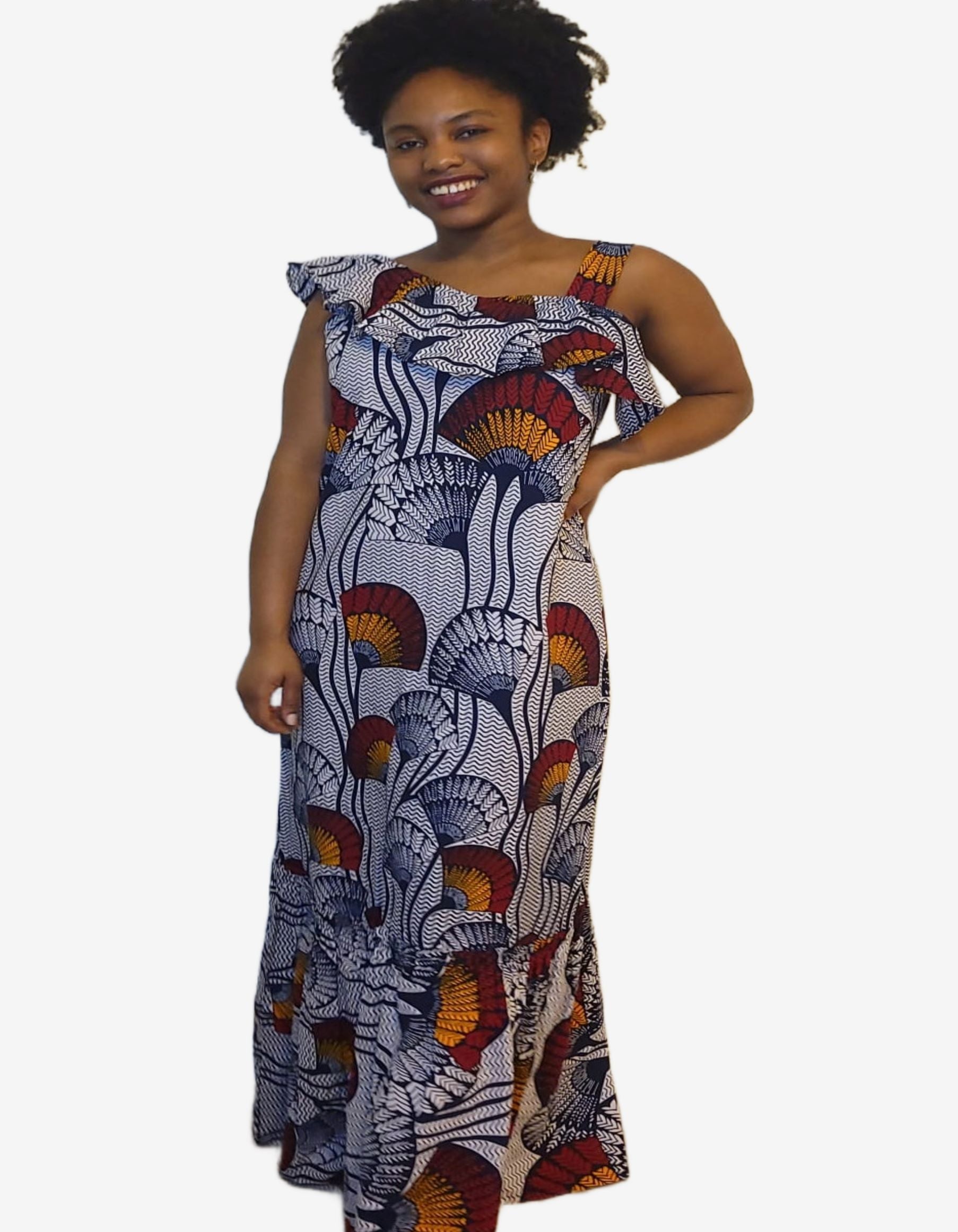 Mono Strap Long Dress